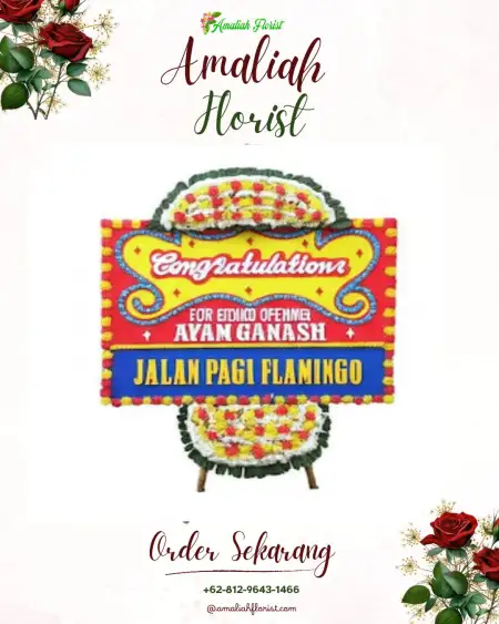 Sewa Papan Bunga Aur Gading